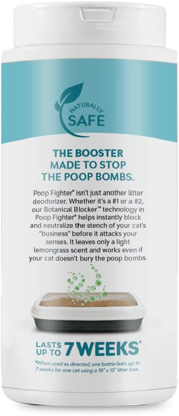 World'S Best Cat Litter, Boosters Poop Fighter Additive, 18 Oz Canister2