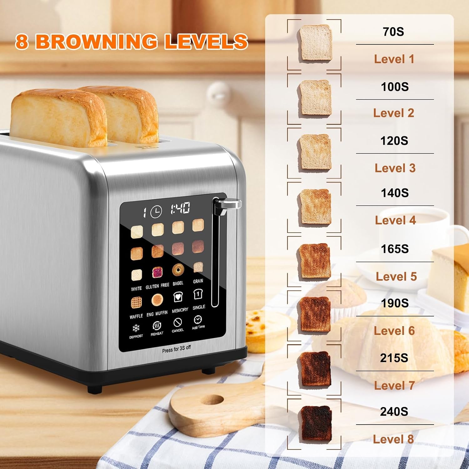 2-slice-toaster-touch-screen-stainless-steel-toasters-digital-timer-2-slot-toasters-8-shade-settings-6-bread-types-for-bagel-cancel-defrost-silver