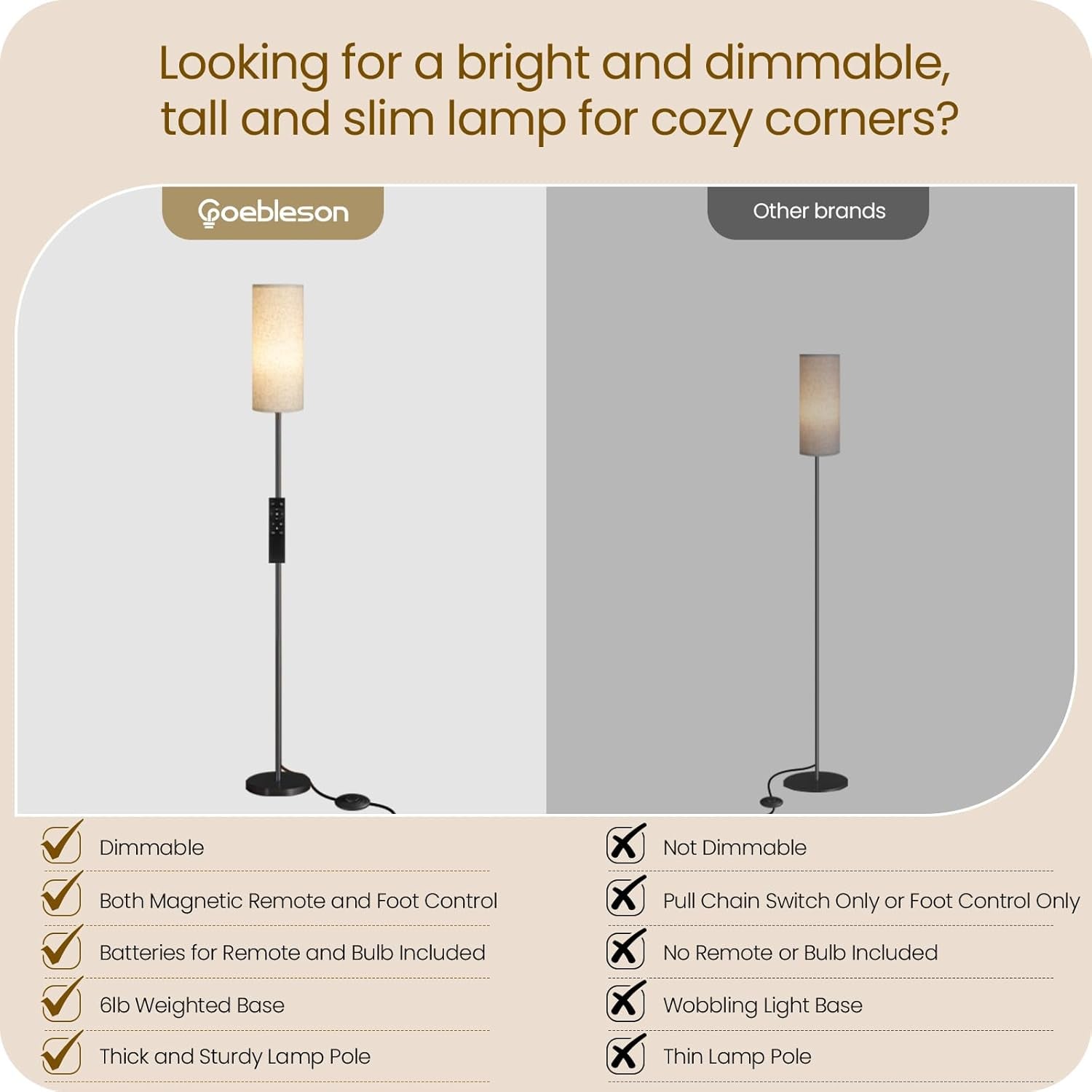 64-4-slim-floor-lamp-for-living-room-with-magnetic-remote-and-foot-switch-dimmable-standing-tall-lamp-mood-for-bedroom-nursery-3-color-temperatures-1-hour-timer-900lm-bulb-included-beige-e06ld05w1