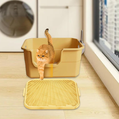 Cat Litter Ramp Trapper Mat Washable Double Layered Non-Slip Step for Indoor Cats Balcony Living Room- Small4