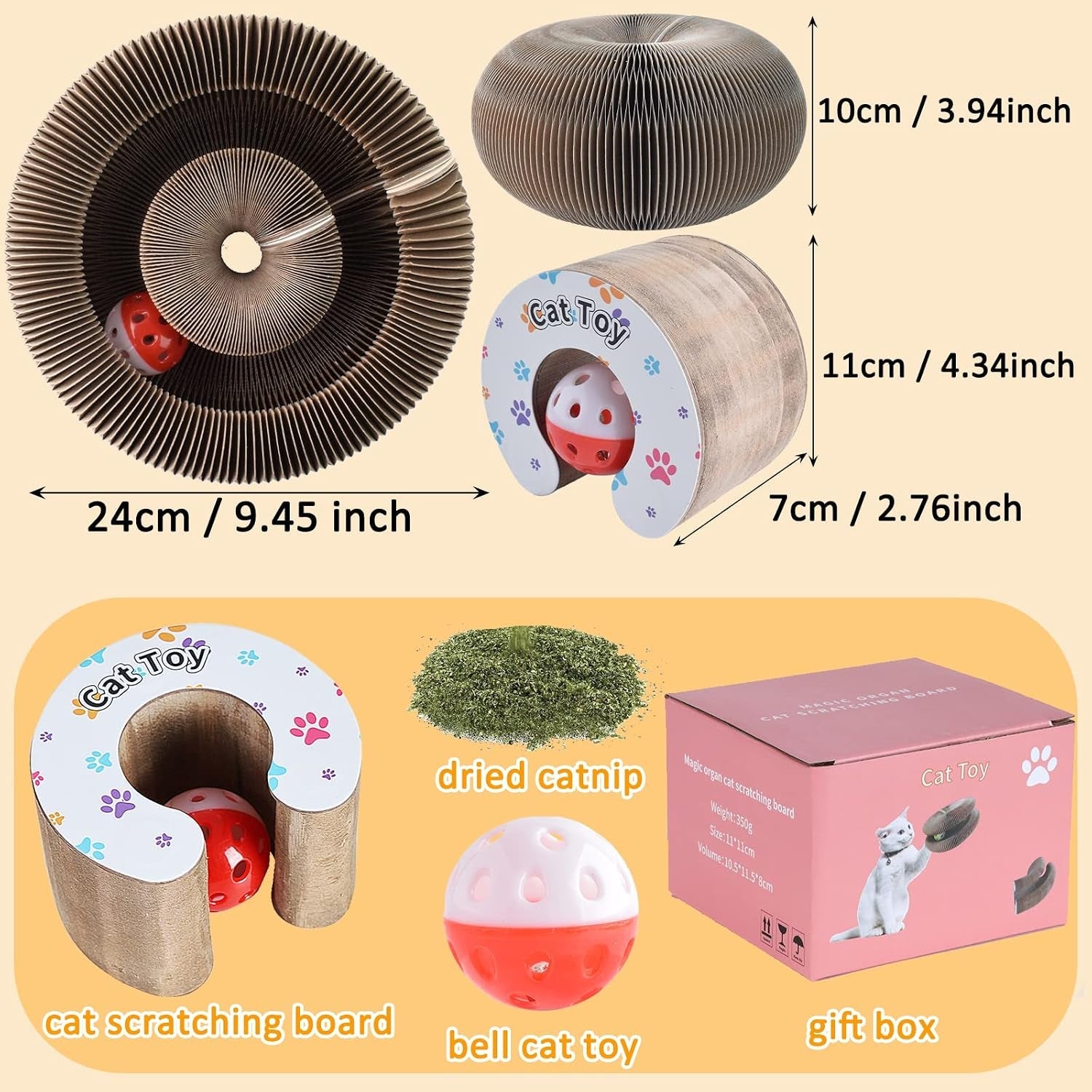 magic-organ-cat-scratching-board-accordion-toy-cat-butler-snuffle-paw-cardboard-slinky