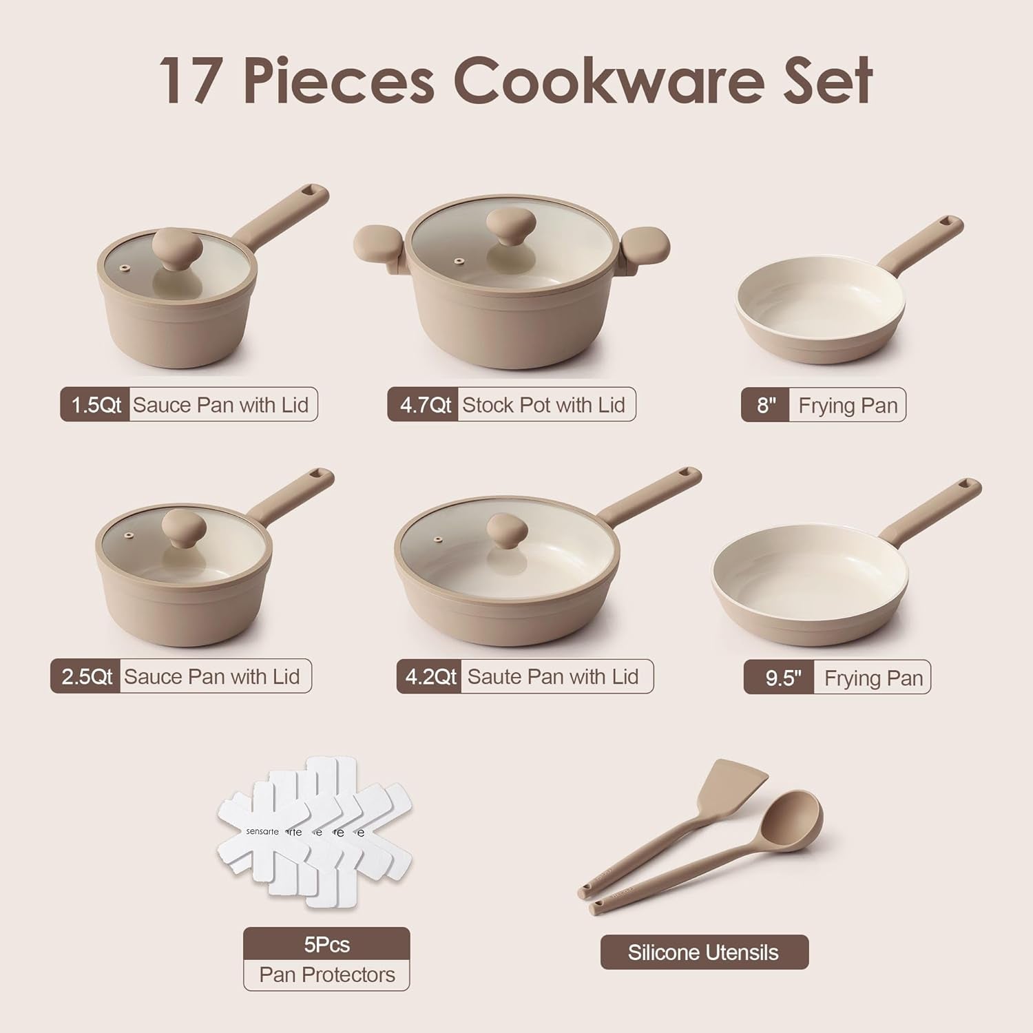 ceramic-nonstick-pots-and-pans-set-17pcs-taupe-healthy-nontoxic-ceramic-coating-compatible-with-all-stoves-including-induction-cooktops-pfas-ptfe-pfoa-pfos-free