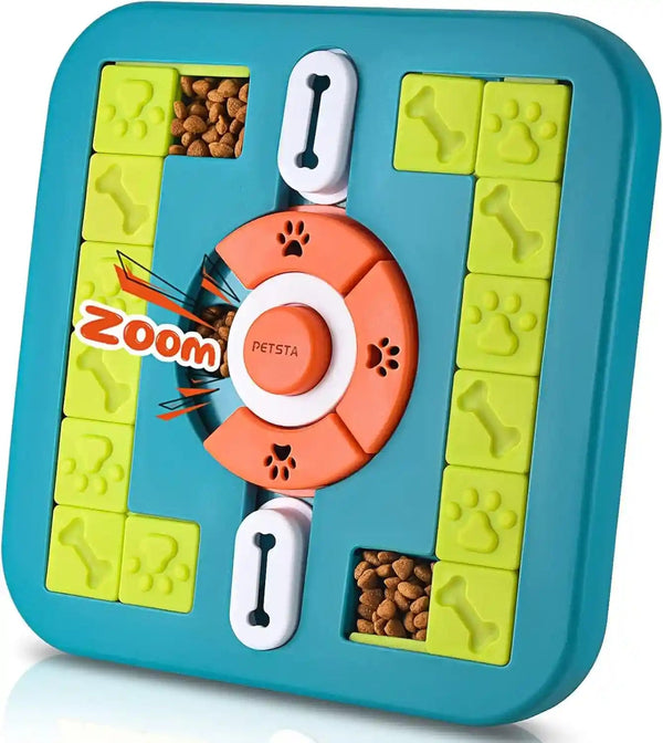 Dog Puzzle Toys, Treat Dispensing Dog Enrichment Toys for IQ Training and Brain Stimulation, Interactive Mentally Stimulating Toys as Gifts for Puppies, Cats, Dogs (M-Level 3)1