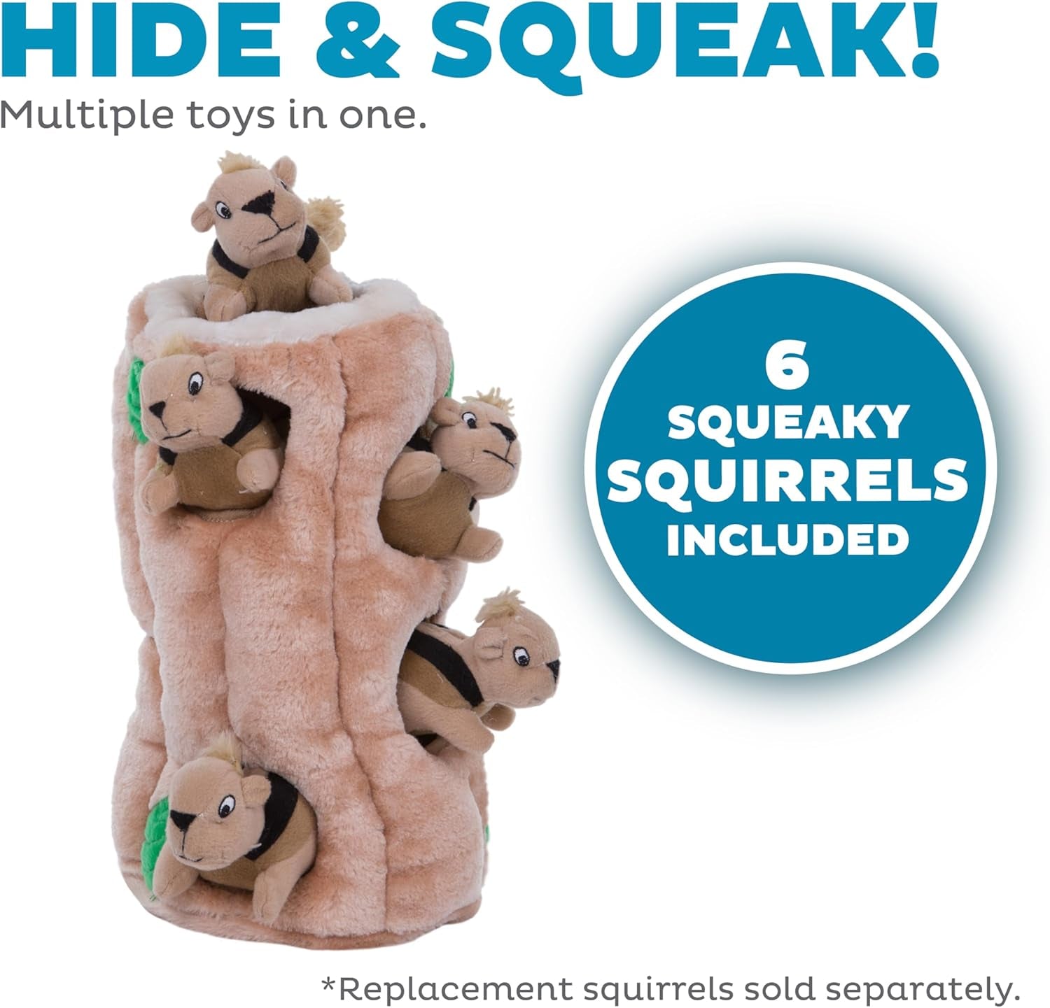 outward-hound-hide-a-squirrel-dog-toy-interactive-2-in-1-plush-puzzle-with-6-squeaky-removable-squirrels-x-large