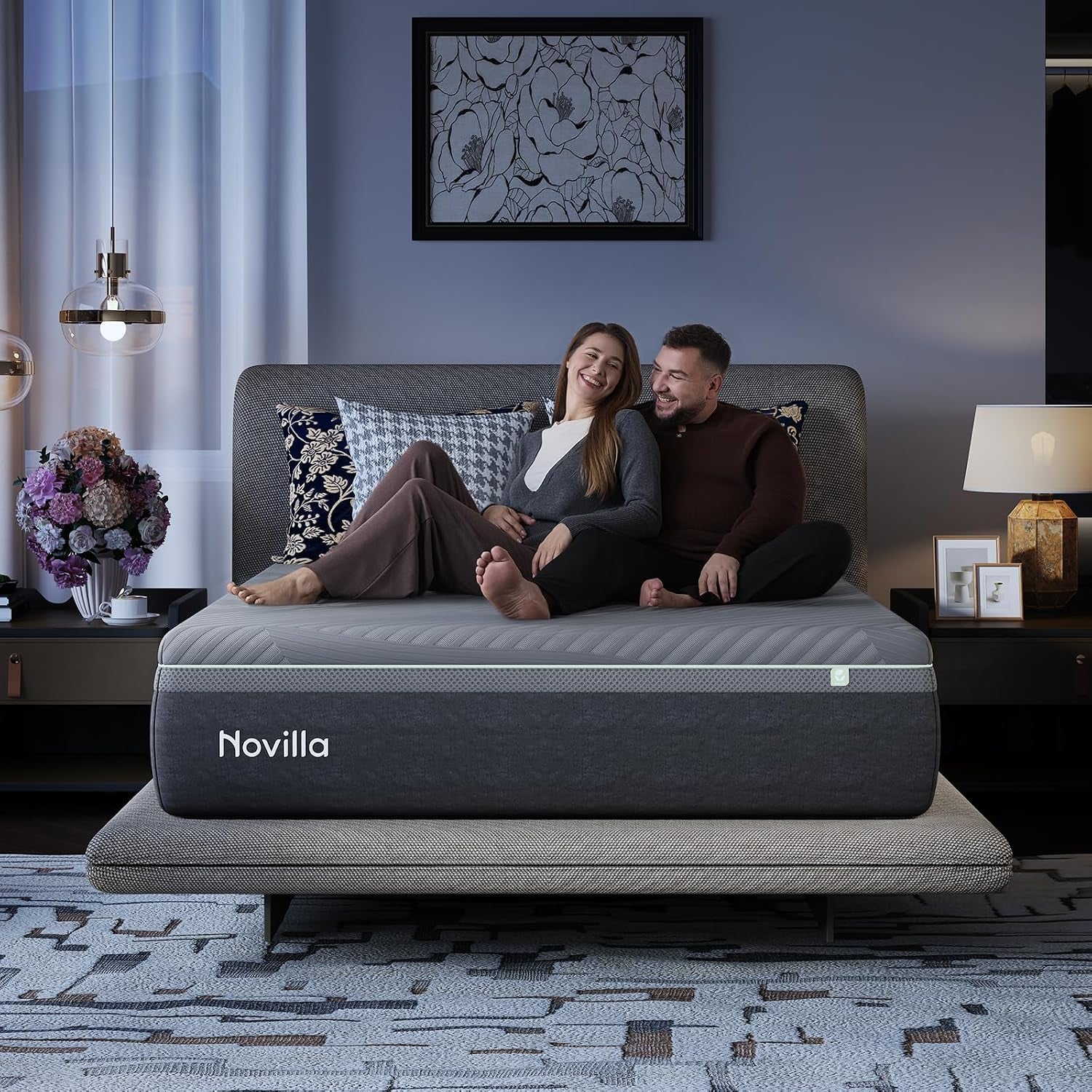 airyflow-queen-mattress-14-inch-gel-memory-foam-mattress-queen-for-cool-night-spinal-alignment-pressure-relief-motion-isolation-green-tea-infused-certipur-us-certified-medium-firm