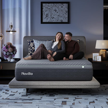 Airyflow Queen Mattress 14 Inch, Gel Memory Foam Mattress Queen | for Cool Night & Spinal Alignment, Pressure Relief & Motion Isolation, Green Tea-Infused, Certipur-Us Certified, Medium Firm1