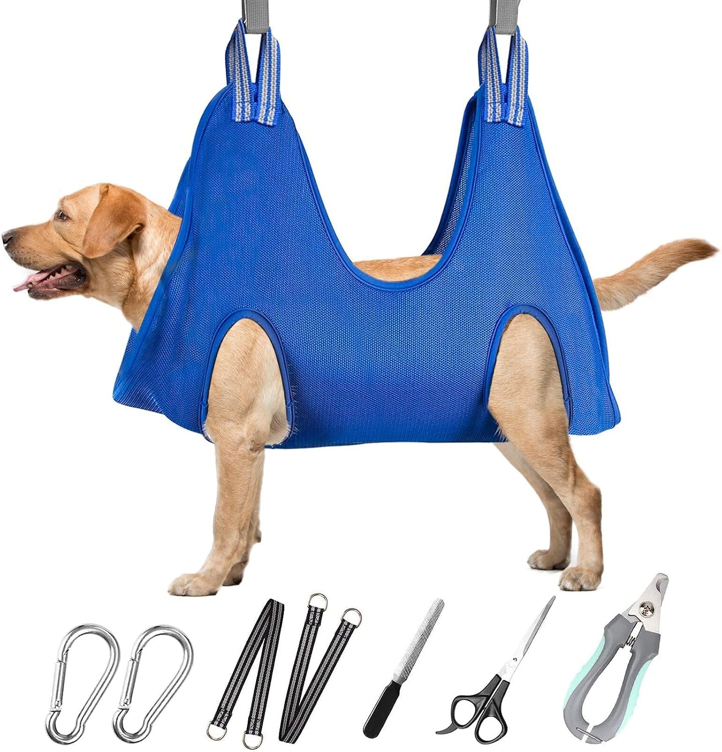 ateson-pet-grooming-hammock-with-nail-clippers-nail-trimmers-grooming-scissors-dog-grooming-harness-for-nail-trimming-pet-grooming-sling-helper