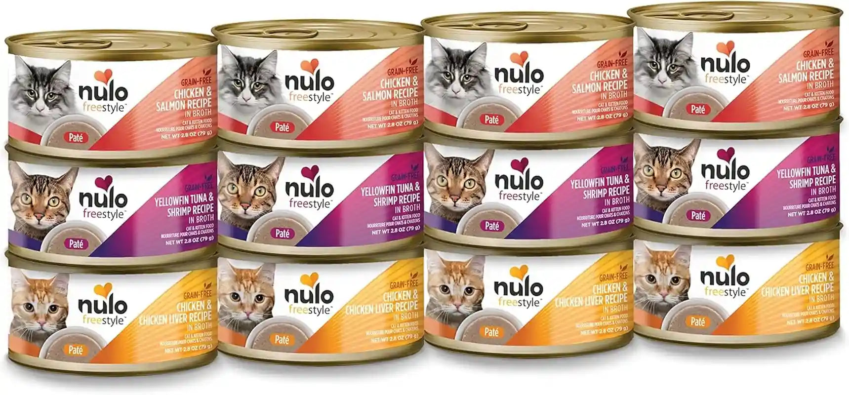 nulo-freestyle-cat-kitten-wet-pate-canned-cat-food-premium-all-natural-grain-free-with-5-high-animal-based-proteins-and-vitamins-to-support-a-healthy-immune-system-and-lifestyle-2-8-oz-pack-of-12