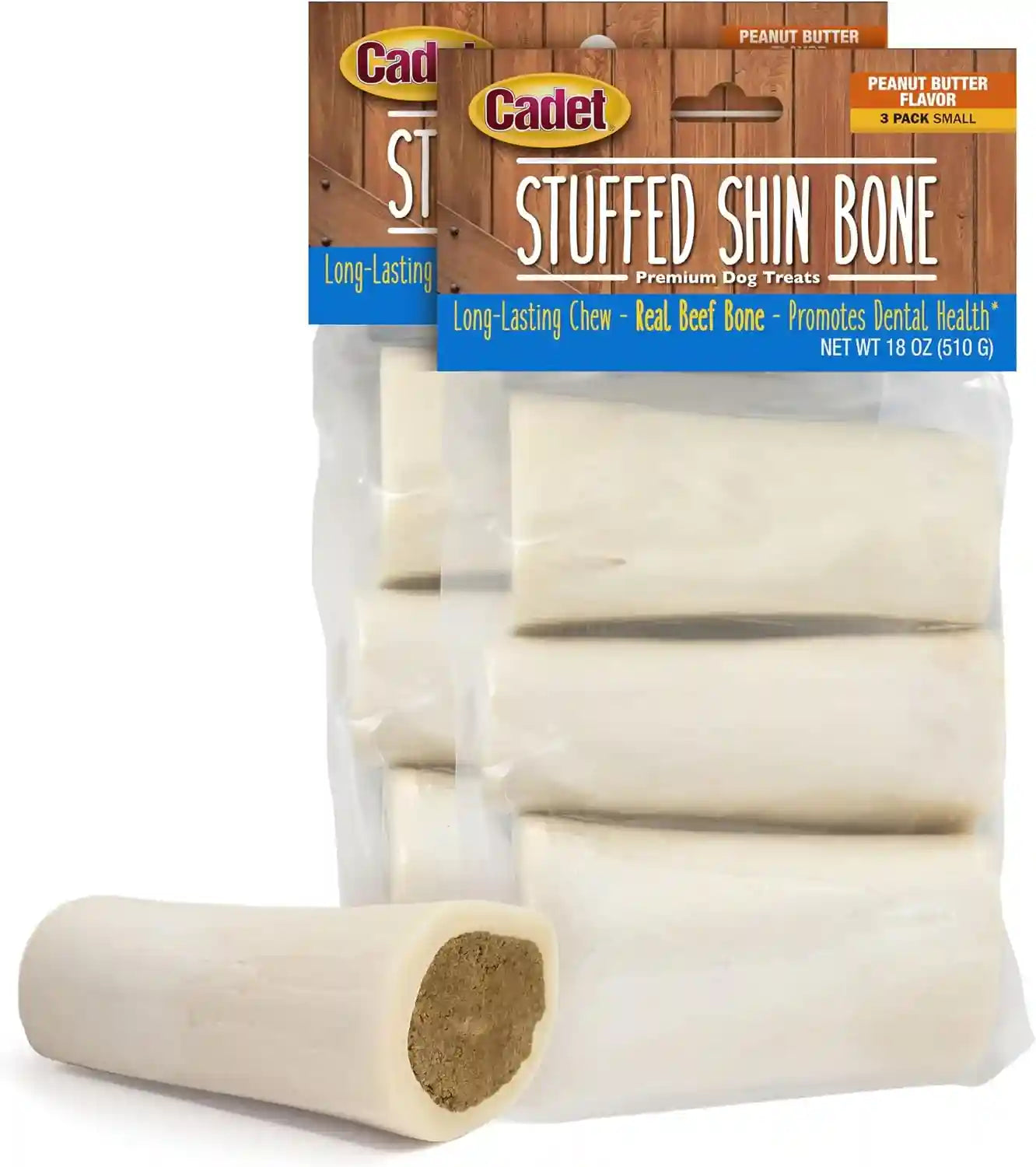 cadet-stuffed-shin-bone-long-lasting-dog-chew-bones-for-aggressive-chewers-high-protein-filled-bone-dental-chew-for-dogs-peanut-butter-flavor-filling-3-4-for-small-dogs-3-pack