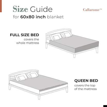 Waterproof Blanket for Bed & Couch Protection, Blue/Beige, 60"X80" | High-Density Heavy-Duty Material – Ultra-Soft & Durable Soft Fleece, Leakproof, Reversible, Silent No-Crinkle Design5