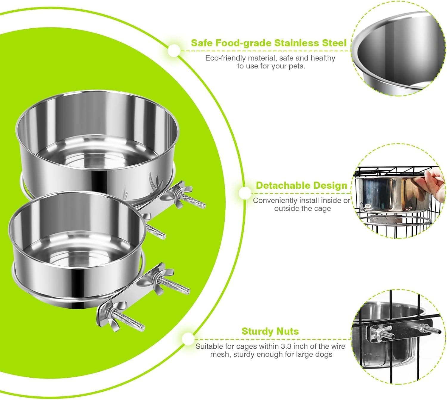 2-pcs-small-pet-dog-food-water-bowl-for-cage-stainless-steel-non-spill-kennel-hanging-cats-pets-bowls-with-clamp-holder-crate-feeder-dish-for-small-dogs-pets-4-7x1-9-3-9x1-7
