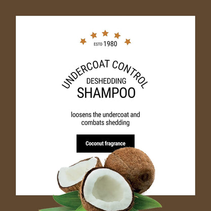 The Coat Handler Deshedding Dog Shampoo for Shedding, Undercoat, 1 Gallon | 32:1 Concentrate. Coconut Oil and Omega 3 Strengthen Hair Roots, Moisturizing Pet Grooming Wash, Groomer Grade, USA Made4