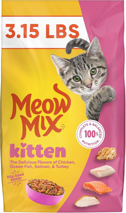 Meow Mix Cat Food, Kitten Formula, 3.15 Lb1