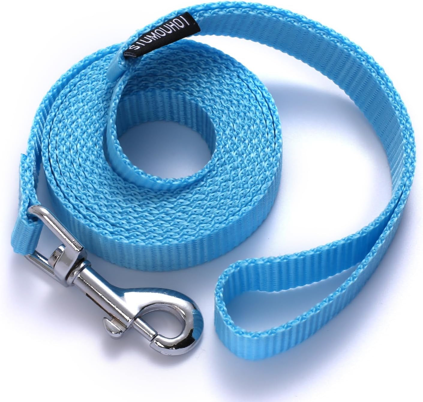 6-ft-puppy-leashes-strong-traditional-style-leash-with-easy-to-use-collar-hook-dog-lead-great-for-small-and-medium-and-large-dog-pink-5-8-in-x-6-ft