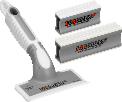 Furdozer Pet Hair Remover & Auto Detailing Tools - Cat & Dog Hair Remover for Carpets, Car Interiors, Couches, Bedding, & Pet Furniture (Green, (2 Pack) - X3 PRO)29