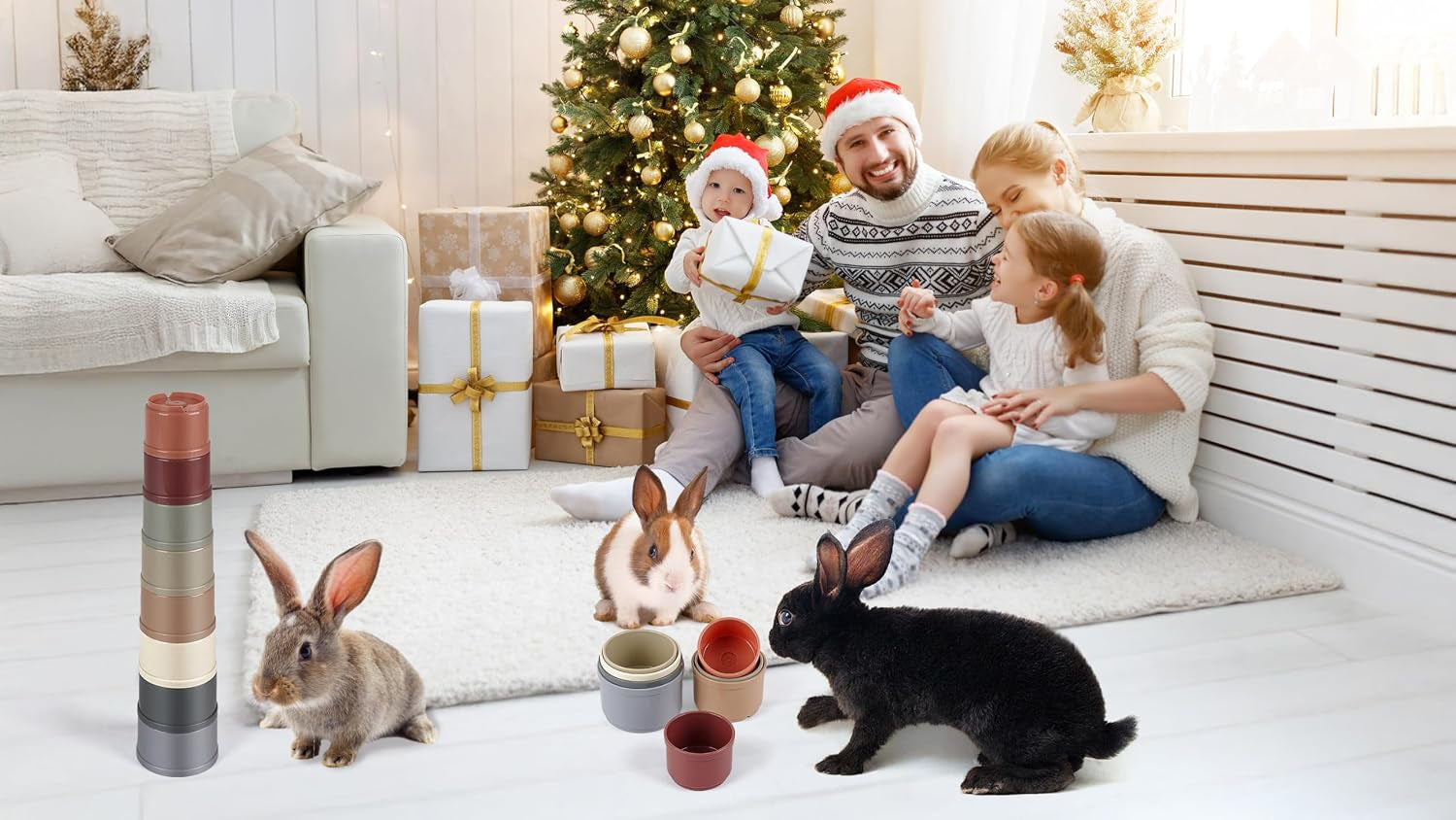 hiimalex-8-pcs-bunny-toys-stacking-cups-for-rabbit-foraging-and-play-bunny-essential-toys-safe-plastic-accessories-for-small-animals-rabbits