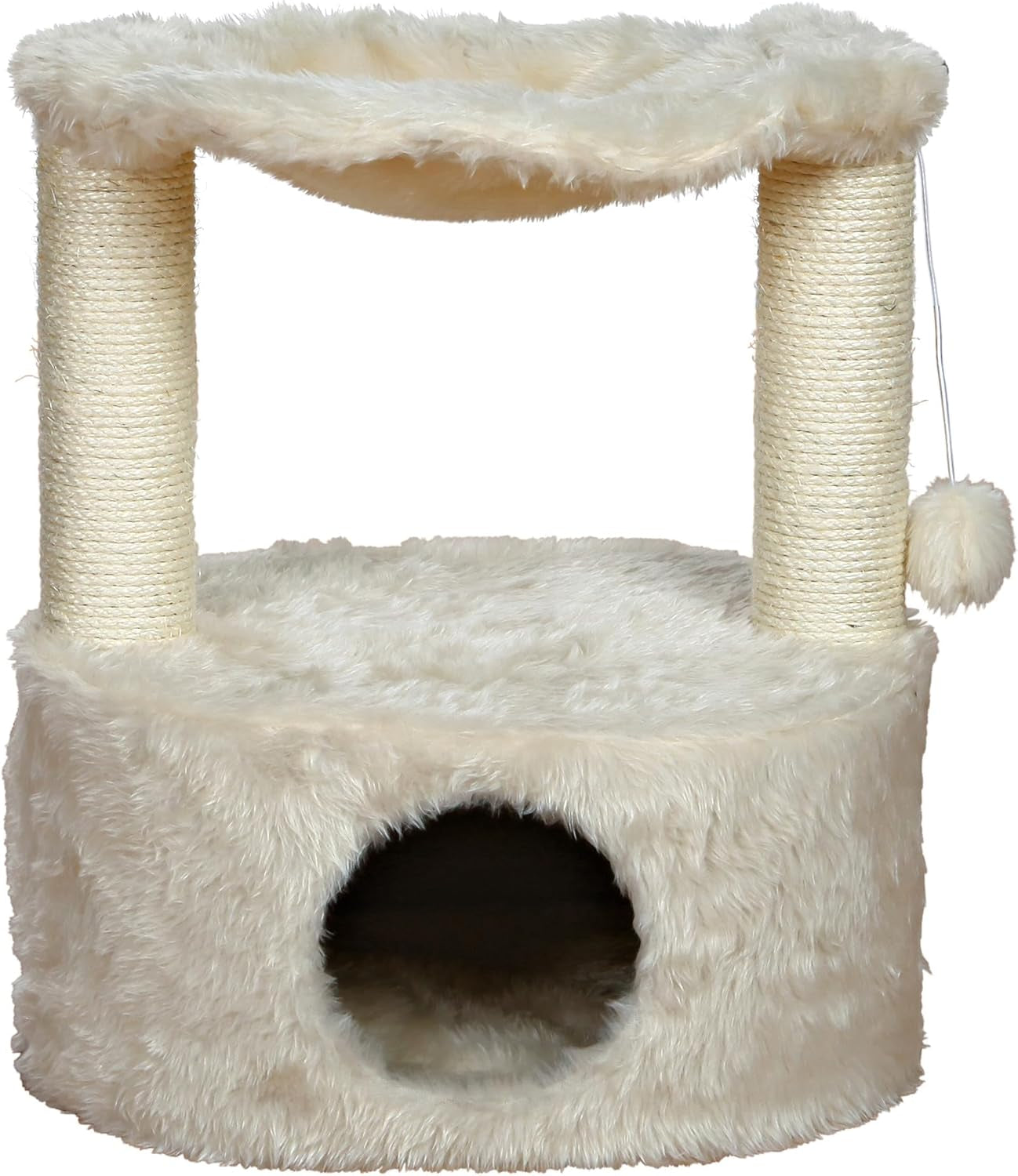 trixie-baza-senior-cat-tree-with-hammock-and-steps-scratching-posts-cat-playground-gray-medium