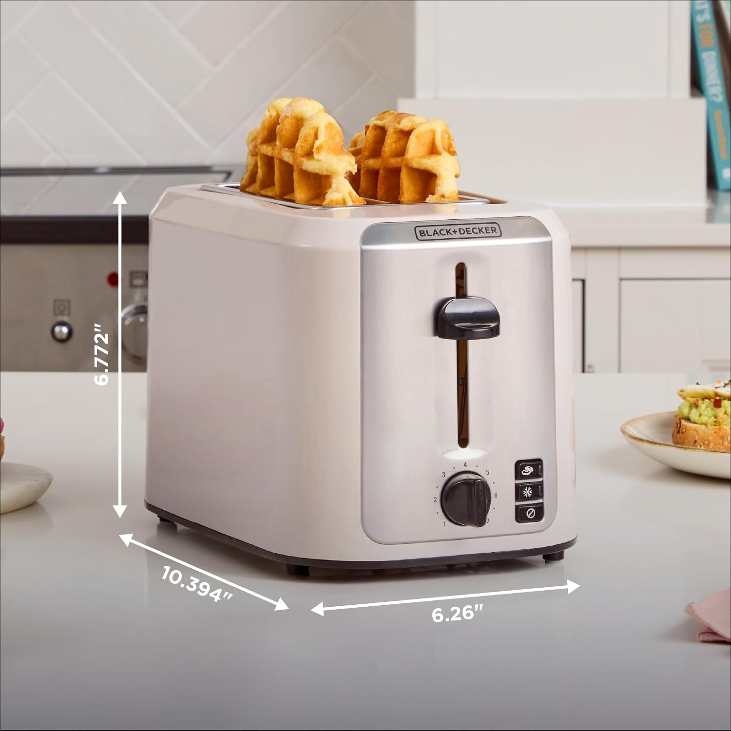 black-decker-2-slice-toaster-with-extra-wide-slots-baked-stone-extra-wide-toaster-with-7-shade-settings-bagel-mode-frozen-function-and-removable-crumb-tray