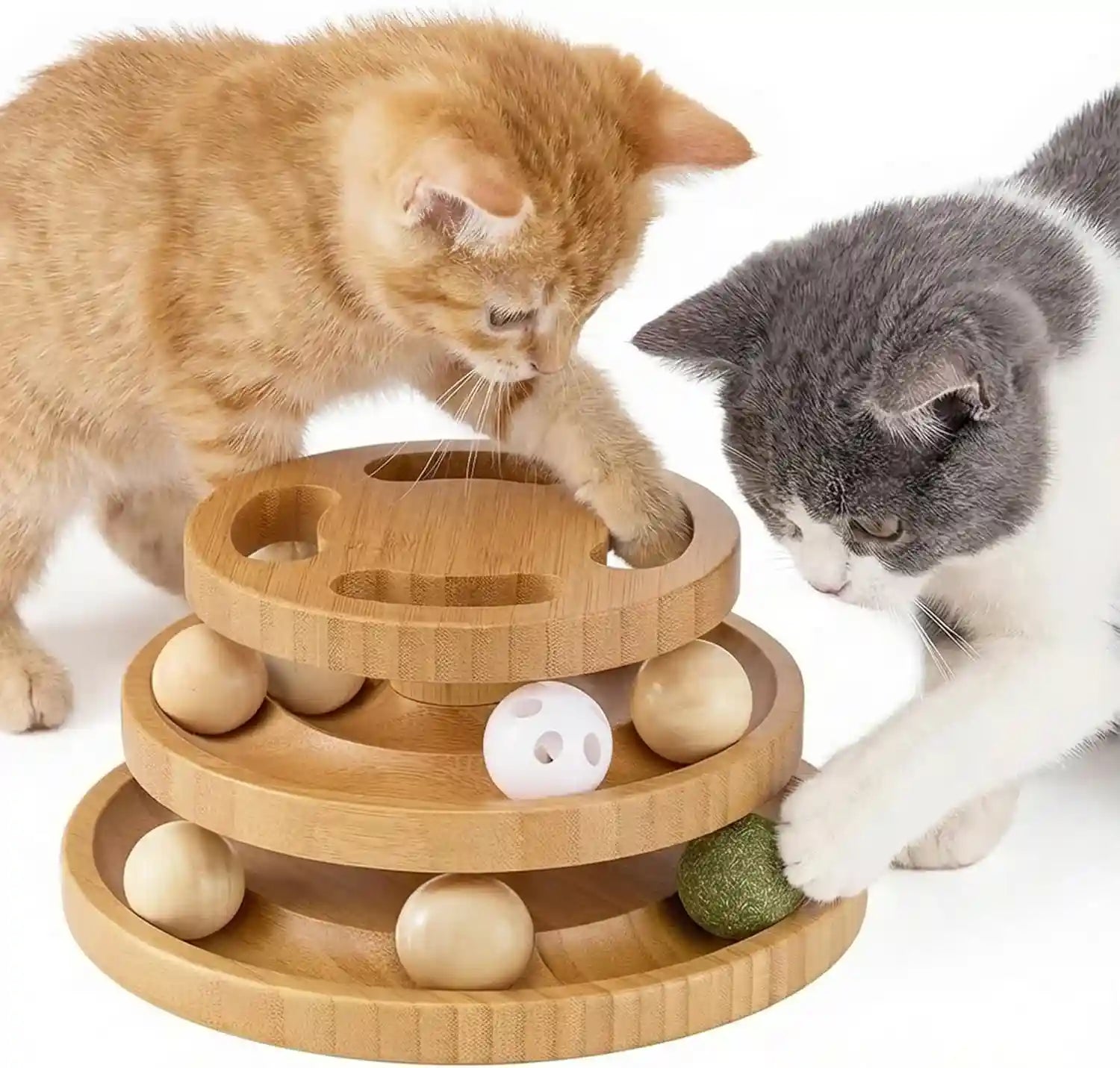 zomisia-cat-ball-track-toy-with-puzzle-top-wooden-cat-toys-for-indoor-cats-interactive-spinning-balls-large-cat-ball-tower-for-kitten-exercise-mental-stimulation-self-play-home-enrichment