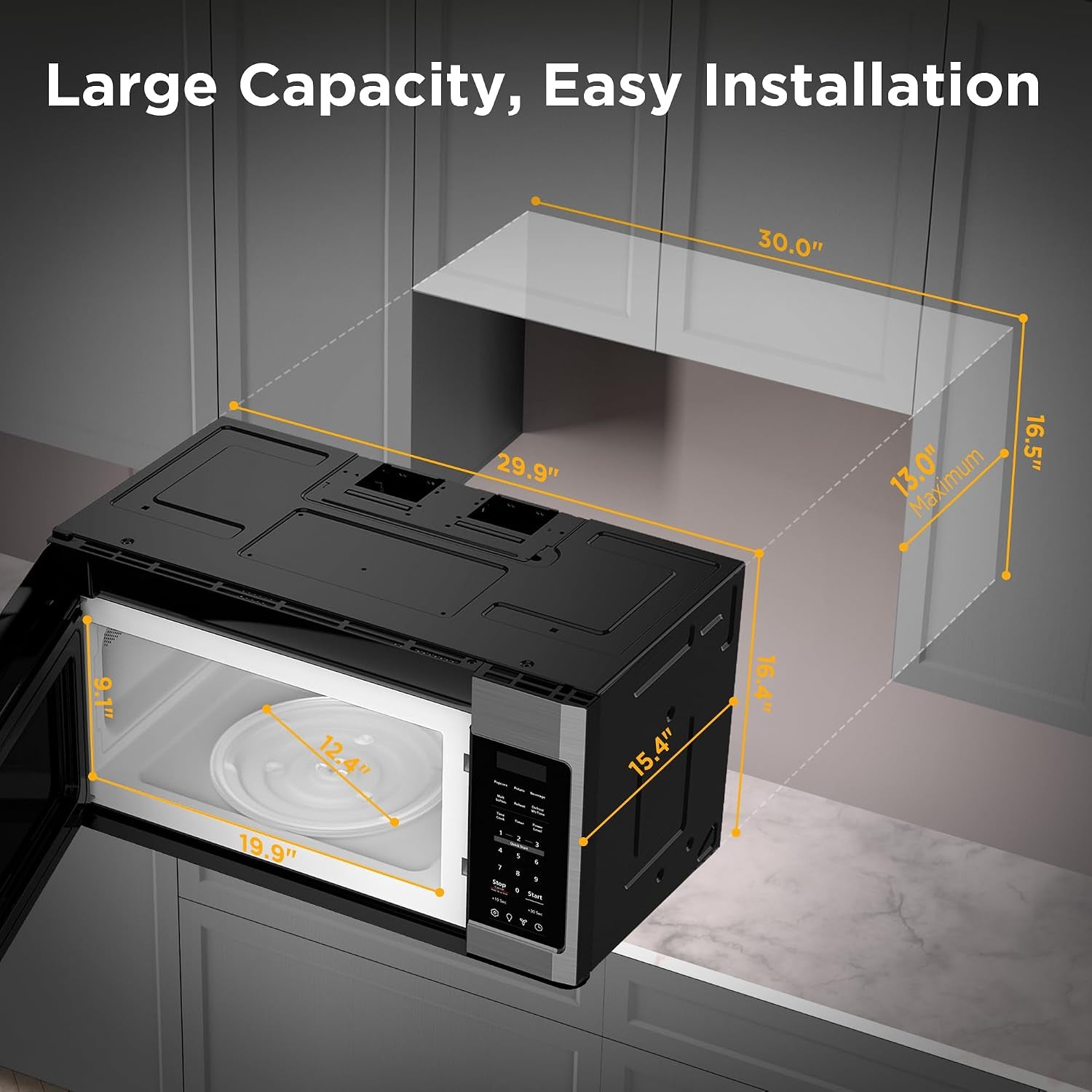 black-decker-over-the-range-microwave-oven-1-7-cu-ft-1000w-stainless-steel-over-stove-install-vent-fan-with-light-one-touch-auto-cooking-10-power-levels-child-safety-lock