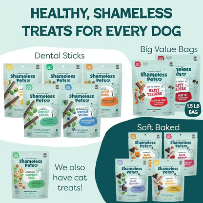 Shameless Pets Soft Dog Treats – Bacon Me Crazy Meaty Tenders, Soft & Chewy Treats for Dogs, Real Bacon 1St Ingredient, Grain Free, Healthy Treats for Small, Medium & Large Dogs, 8Oz7