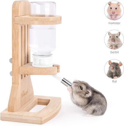 Niteangel Hamster Water Bottle with Stand: 4Oz/120Ml Capacity & Leak-Proof | Adjustable Height - Far Away Cage Mess & Wet Bedding Water Dispenser for Syrian Dwarf Hamster Gerbils Mice Rat or Small Pets2
