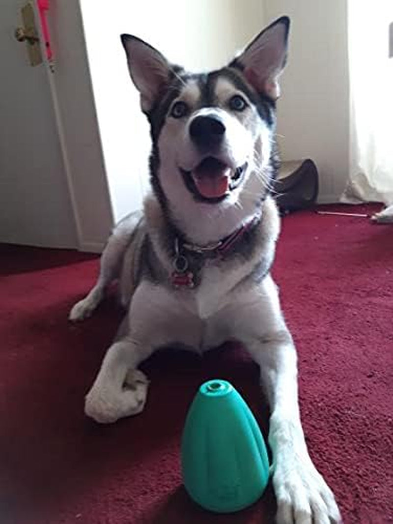 chew-king-by-mammoth-premium-treat-dispensing-dog-toy-durable-natural-rubber-chew-toy-safety-air-vent-interactive-enrichment-toy-for-aggressive-chewers-large-pack-of-2-teal