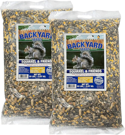 Countrymax Backyard Seeds Squirrel and Friends Wildlife Feed – 20 Lb Non-Gmo Mix for Squirrels, Deer, Birds, Rabbits, Chipmunks & More – All-Natural Backyard Animal Food8