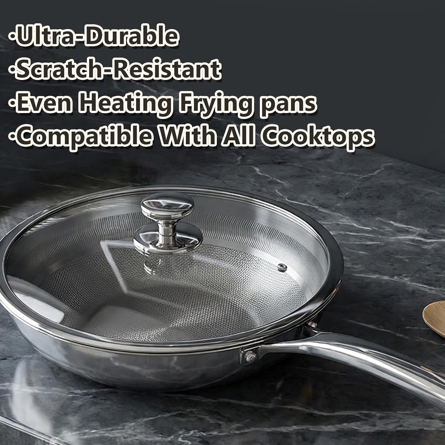 titanium-hammered-wok-with-lid-pure-no-coating-non-stick-titanium-pans-for-cooking-flat-bottom-wok-ultra-durable-scratch-resistant-compatible-with-all-cooktops-12-6in