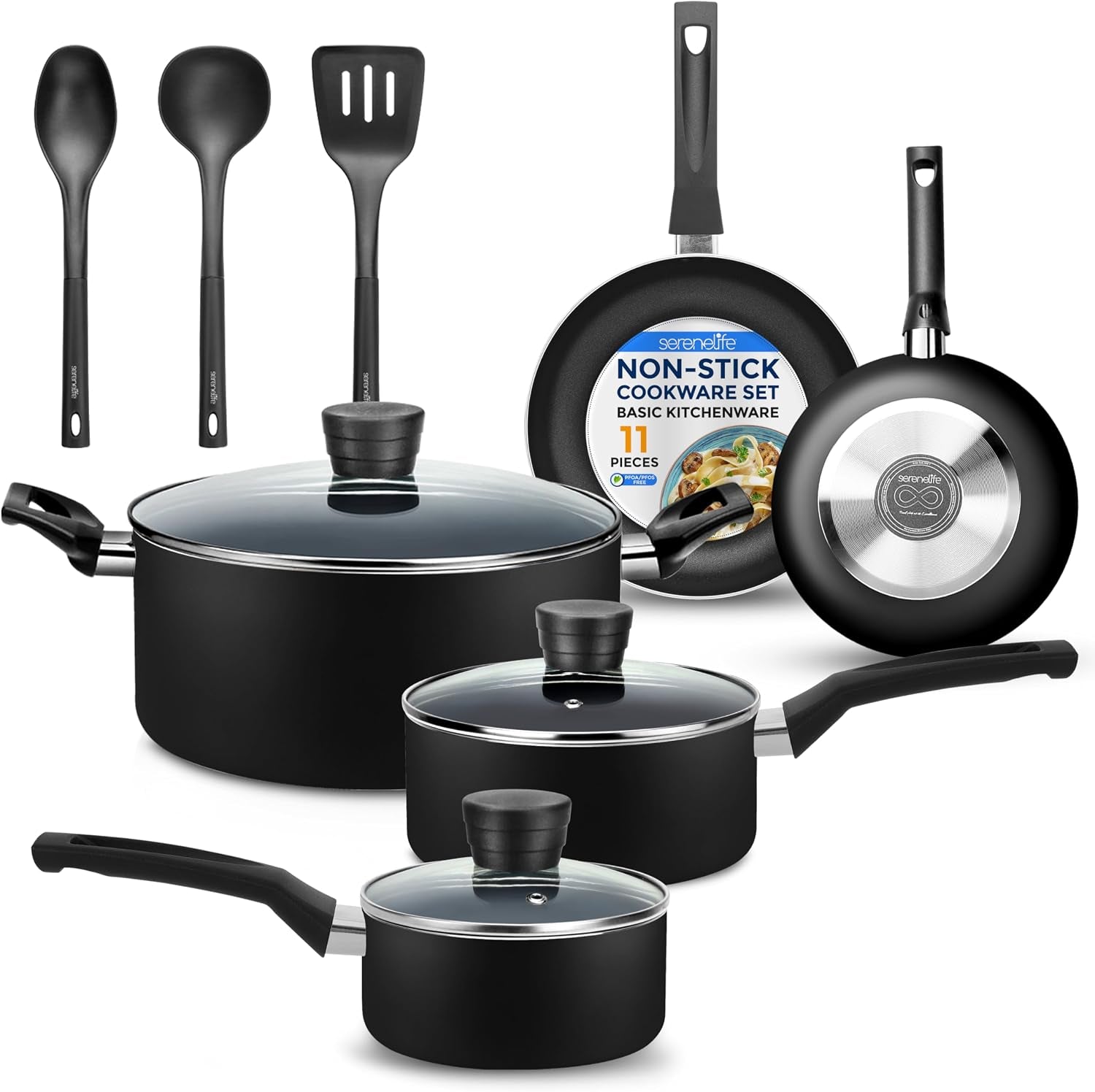 kitchenware-pots-pans-basic-kitchen-cookware-black-non-stick-coating-inside-heat-resistant-lacquer-11-piece-set-one-size-black