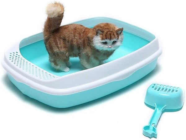 Dog Potty Training Toilet ﻿ Open Cat Litter with Pedal Toilet Large Space Capacity Sand Bowl Pet Supplies(Pink)8