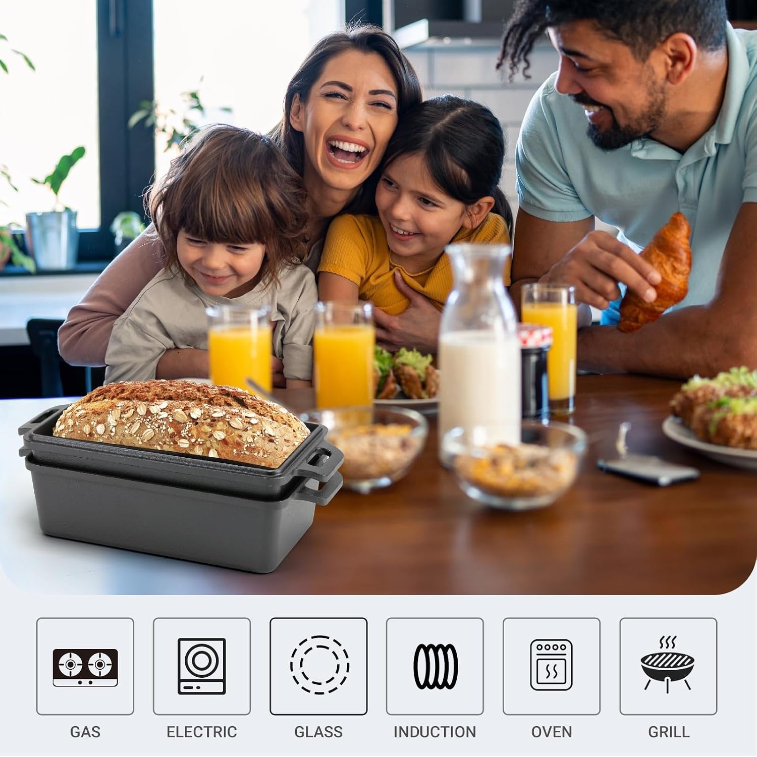 9-5-inch-cast-iron-loaf-pan-with-lid-bread-baking-pan-even-heat-distribution-for-homemade-bread-cake-and-meatloaf-2-piece-set
