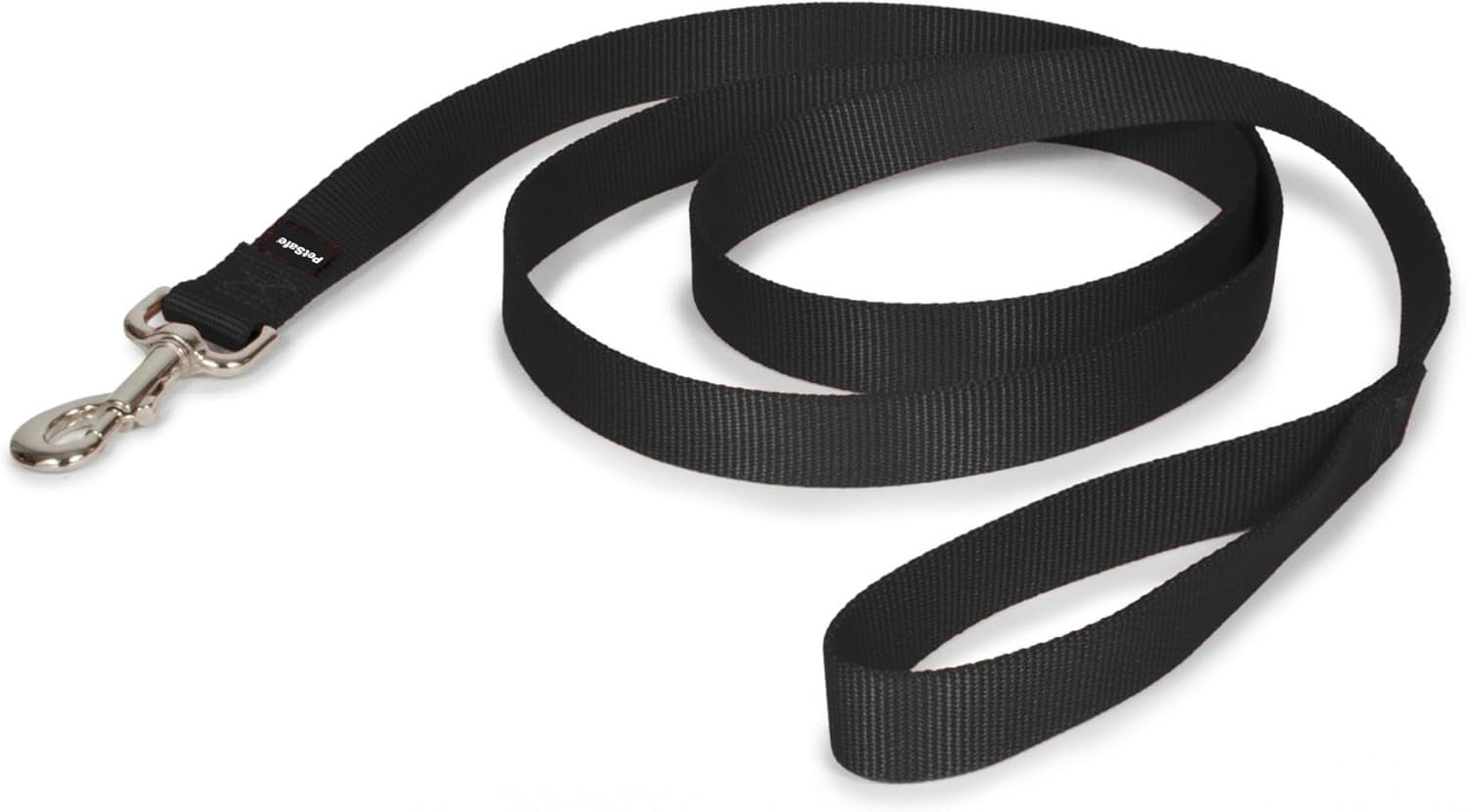 petsafe-nylon-dog-leash-strong-durable-traditional-style-leash-with-easy-to-use-bolt-snap-3-8-in-x-6-ft-black-durable-nylon-leash-with-easy-on-off-bolt-snap-hook-pairs-perfectly-with-easy-walk-harness-and-gentle-leader-headcollar