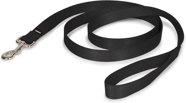 Petsafe Nylon Dog Leash - Strong, Durable, Traditional Style Leash with Easy to Use Bolt Snap - 3/8 In. X 6 Ft., Black | Durable Nylon Leash with Easy On/Off Bolt Snap Hook, Pairs Perfectly with Easy Walk Harness and Gentle Leader Headcollar24