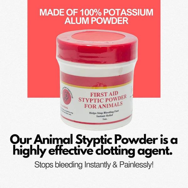 G.B.S Styptic Powder for Dogs, Cats, and Birds (1 Oz) - Fast-Acting Blood Stop Powder for Pets & Animals - Quick Stop Bleeding Powder for Nail Clipping, Cuts & Grooming7