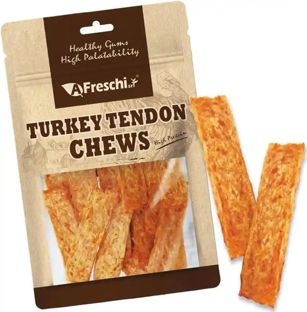 Afreschi Turkey Tendons Dog Treats, Braided Sticks, 3.5 Oz | Rawhide-Free Puppy Chews11