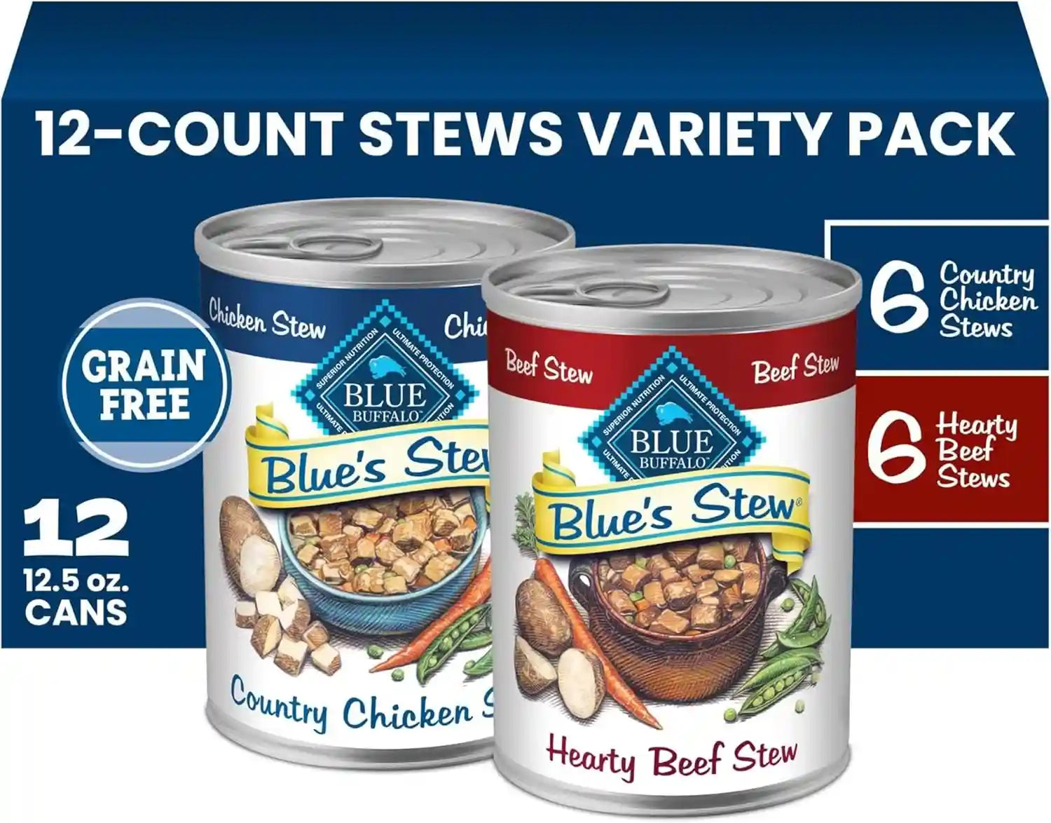 blue-buffalo-blue-s-stew-variety-pack-hearty-beef-country-chicken-stew-natural-grain-free-wet-dog-food-with-real-meat-in-thick-savory-gravy-natural-ingredients-12-5-oz-cans-6-count