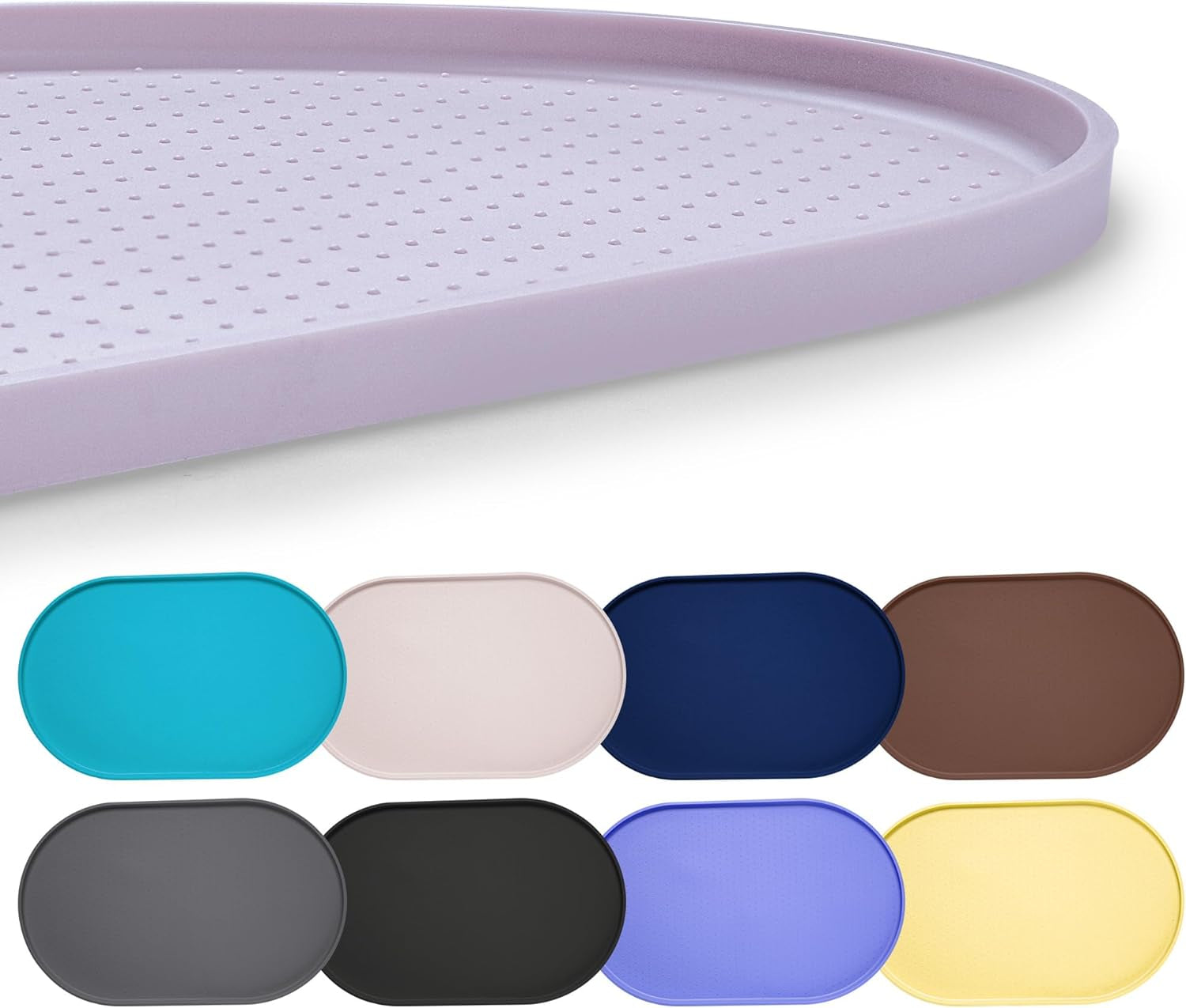 hubulk-100-waterproof-silicone-pet-feeding-mat-with-raised-edge-for-food-and-water-dog-bowl-mats-cat-bowls-placemat-with-high-lip-protects-floor-for-cats-and-dogs-gray-19-l-x-12-w