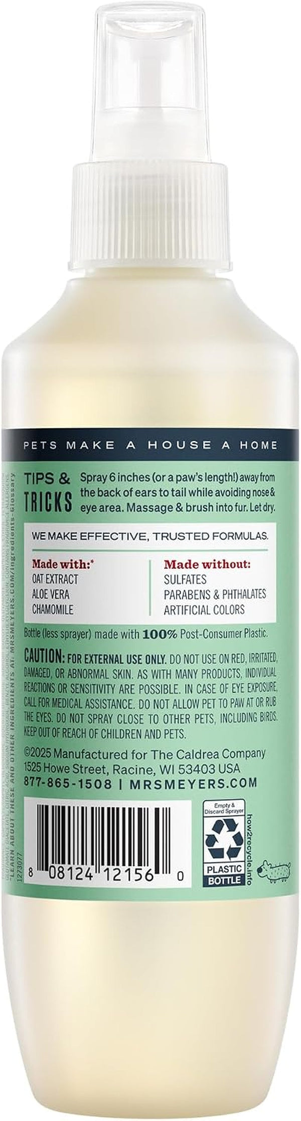 MRS. MEYER'S Clean Day Dog Deodorizing Spray, Sweet Chamomile Scent, 8Oz2