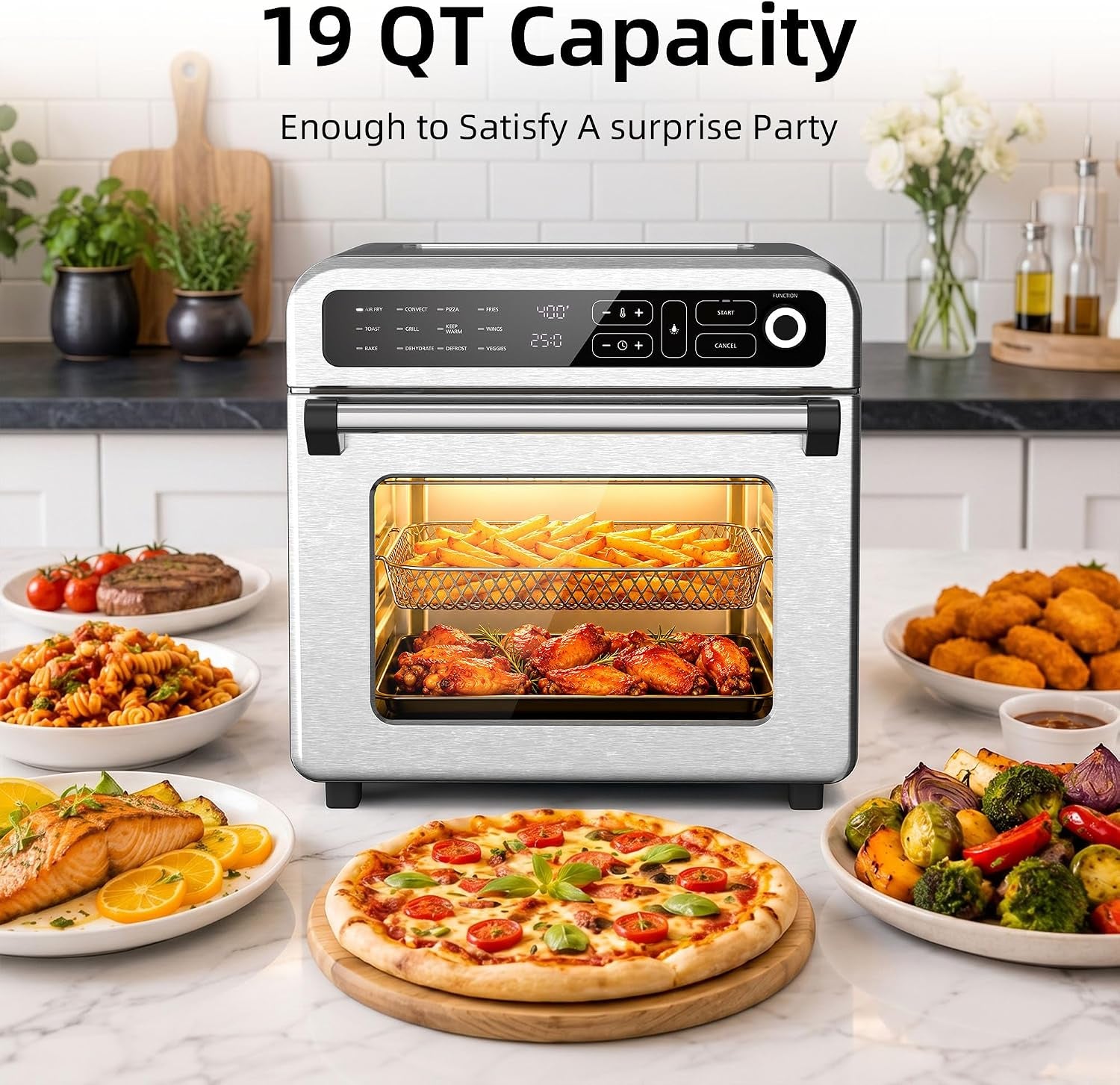 air-fryer-toaster-oven-19-qt-12-in-1-functions-air-fry-broil-keep-warm-bake-defrost-ouchscreen-controls-nonstick-75-450-dishwasher-safe-accessories-stainless-steel