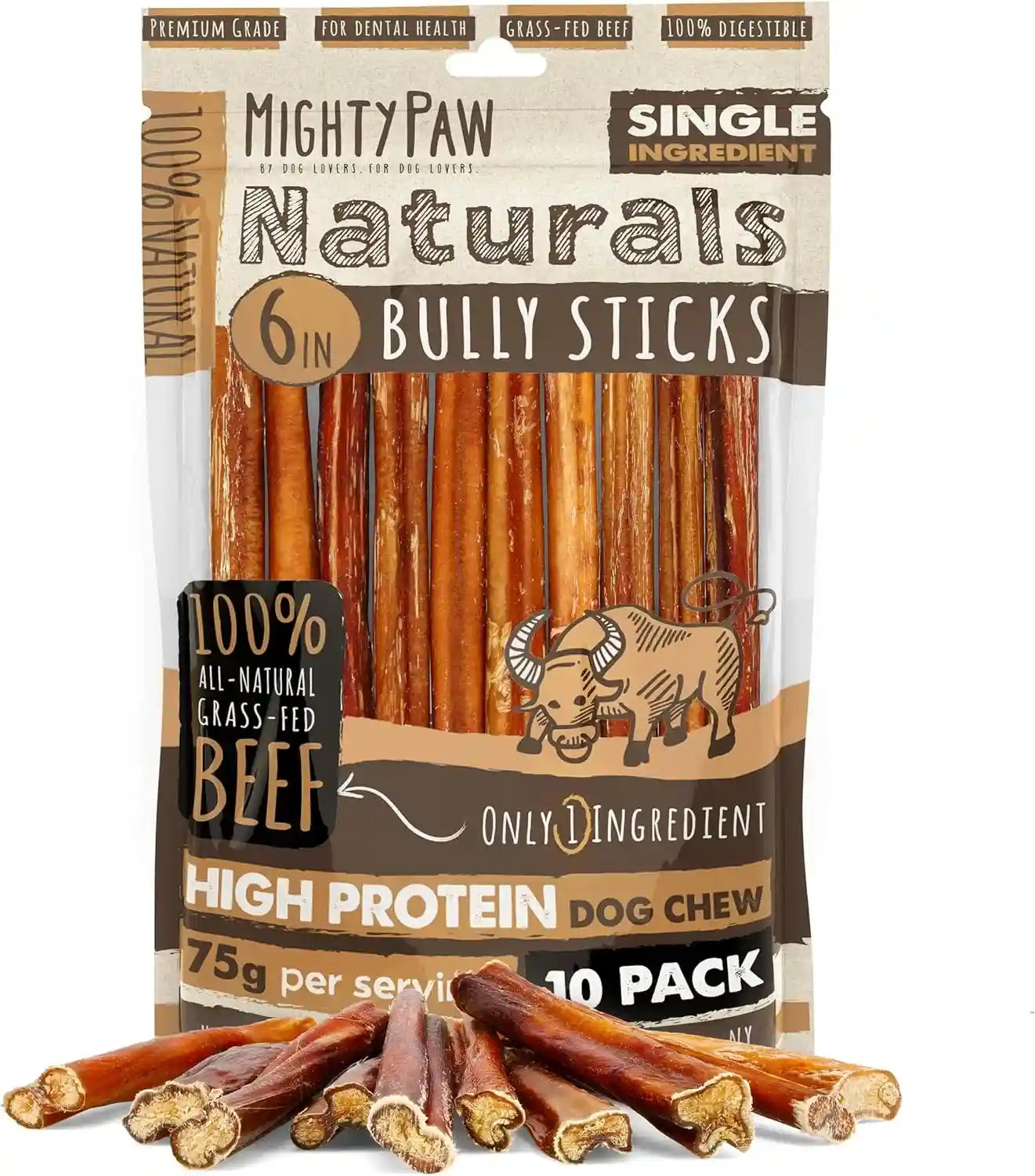 mighty-paw-12-bully-sticks-for-dogs-large-medium-and-small-breeds-chew-single-ingredient-grass-fed-lower-odor-5-pack-high-protein-boredom-buster-all-natural-sticks