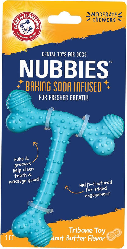 Arm and Hammer Nubbies T-Bone Dental Dog Chew Toy with Peanut Butter Flavor, TPR Nubs Clean Teeth and Gums, Durable Nylon Chew for Aggressive Chewers, Helps Reduce Plaque and Tartar7