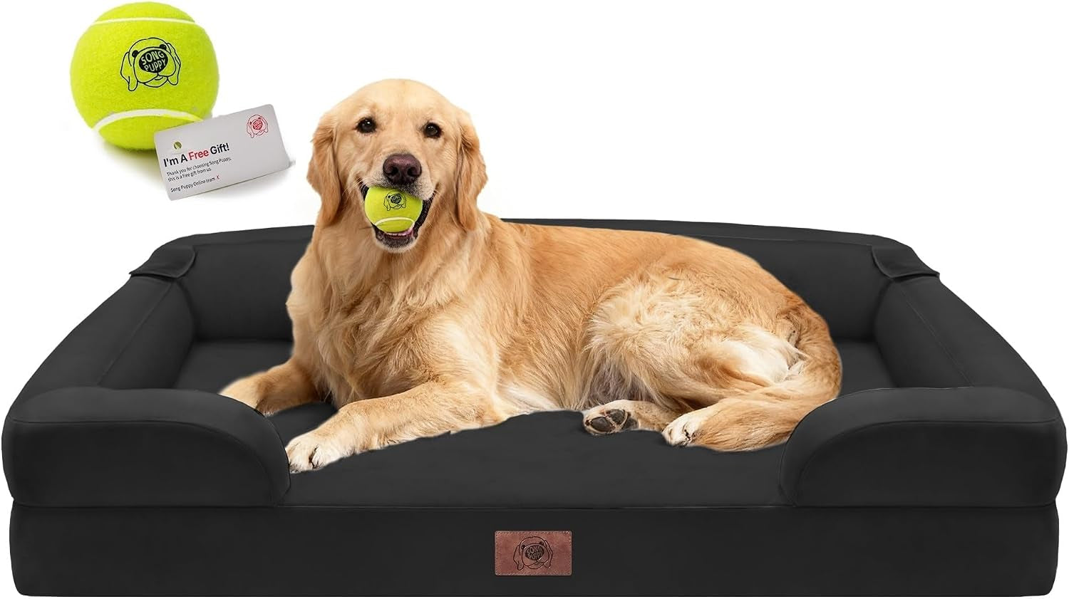 waterproof-orthopedic-dog-bed-for-extra-large-sized-dogs-memory-foam-pet-bed-sofa-with-bolster-dog-couch-with-washable-cover-non-slip-bottom-42x30-inch-grey