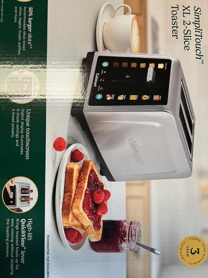 Simplitouch™ XL 2-Slice Toaster | Touchscreen Display, 50% Larger Slots2