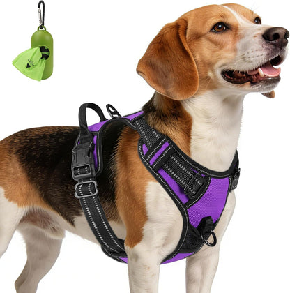 Joytale No Pull Dog Harness Medium Sized Dog, Front Clip, Black | Grab Handle for Instant Control, Padded & Adjustable Vest, Sturdy Metal D-Rings, for Safe Training & Daily Walking19