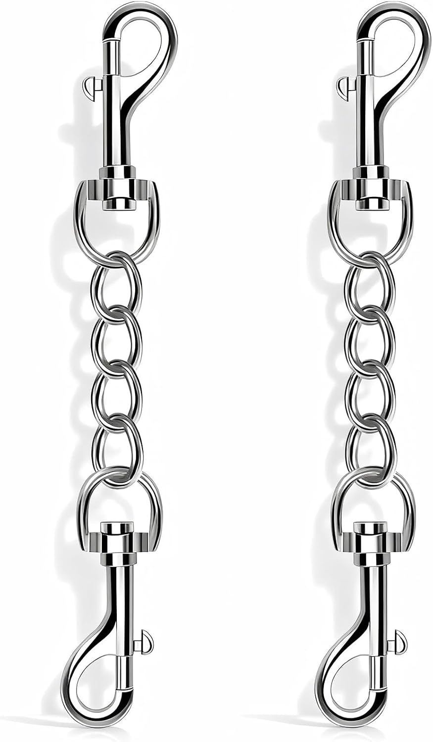 2-pcs-dog-collar-metal-safety-clip-harness-collar-leash-chain-connector-heavy-duty-double-end-spring-backup-buckle-clasp-escape-proof-safety-accessory-small-black