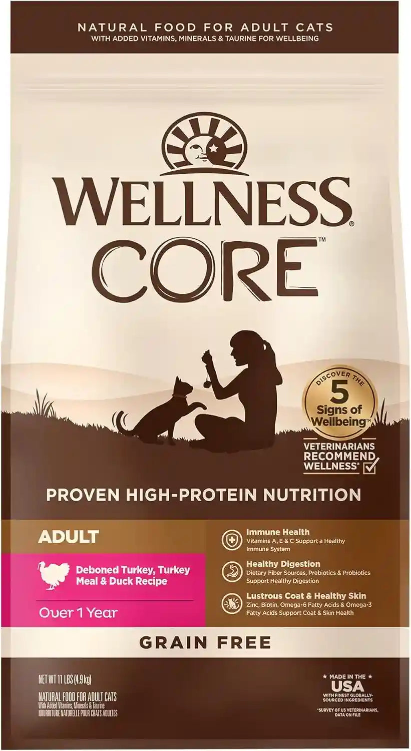 wellness-core-adult-dry-cat-food-for-indoor-cats-natural-grain-free-kibble-chicken-turkey-and-chicken-meal-recipe-5-lb-bag