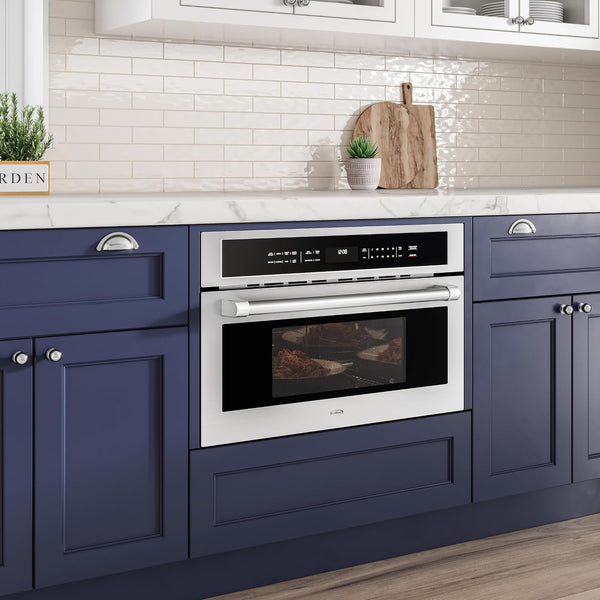 30 In. Built-In Microwave with Convection Oven and Air Fryer, 1000W Power with NEMA 5-20P Plug, 10 Levels, UL Listed and 1.6 Cu. Ft. Capacity in Stainless-Steel (KM-CWO30-SS)7
