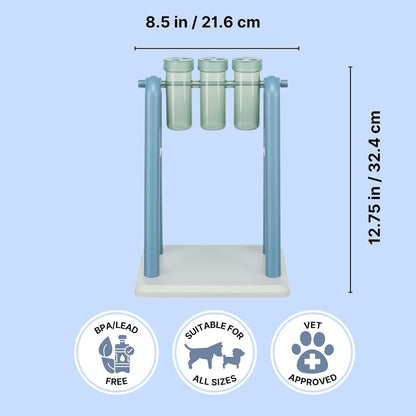 TRIXIE Turn around - Mad Scientist Dog Activity Interactive Toy, Level 2 Food Puzzle Game, Brain Teasing Treat Dispenser, IQ and Mental Development Toy for Smart Dogs, Enrichment Toy for Boredom Busting7