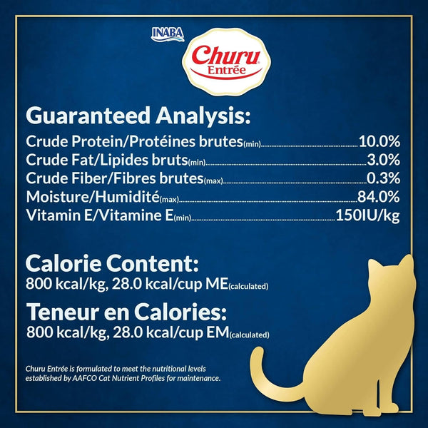 INABA Churu Entree Pate Wet Cat Food Cup, Tuna Variety, 12Ct | Complete & Balanced Wet Cat Food, Digestive Support, Immune Support, 84% Moisture, Soft Pate, 12 X 2.46 Oz Twin Cups4